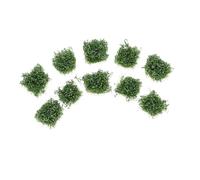 Ciieeo 10 Pièces Miniature Grass Clusters for Model Making Simulated Artificial Greenery for DIY Diorama and Outdoor Landscape Decoration