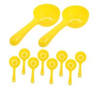 Ciieeo 10 Pièces Moules à Boule de Riz Plastique Antiadhésif Spatule pour Sushi et Onigiri Outil Facile à Nettoyer pour Repas Familiaux et Restaurants