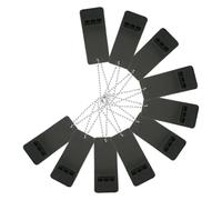 Ciieeo 10 Pièces Sifflet de Survie Multifonctionnel d'urgence | Signal Sonore Puissant, Tonalité Aiguë Haute Fréquence, Adapté aux Sorties Randonnée et Situations Difficiles