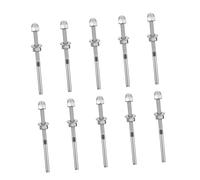 Ciieeo 10 pièces Tendeur de Câble Inox pour Garde-corps Escalier et Terrasse Kit de Raccords Robustes Résistants Corrosion Installation Simple