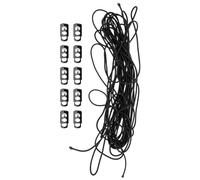 Ciieeo 10 Sets de Cordons Élastiques Réglables pour Lunettes de Natation avec Pince en Métal, Chaînette Antidérapante Pratique, Accessoires Piscine pour Fête Estivale