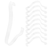 Ciieeo 10 Supports Transparents pour Talons Hauts 3mm, Présentoirs Empilables pour Sandales, Étagère à Chaussures pour Boutique, Cadre D’exposition Solide et Élégant