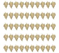 Ciieeo 100 Breloques Métal Forme Feuille pour Décoration Ongles, Bijoux Manucure Diy, Charme Feuille pour Nail Art, Accessoires Ornement Ongles, Kit 100 Pièces Usage Fêtes et Création