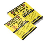 Ciieeo 100 pièces Cartes de Violation de Stationnement Humour avec Autocollants Amusants Multi Raisons pour Stationnement Simple et Polyvalente pour Privés et Publics