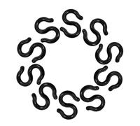 Ciieeo 100 Pièces Clips En Plastique Organisateur De Câbles De Vélo Clips De Vélo Black