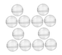 Ciieeo 100 Pièces Étui à oeufs Gacha boite de rangement boîte de rangement jouets machine à boules de gomme pour enfants capsules de distributeurs automatiques balles tordues Plastique