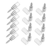 Ciieeo 100 pièces Lot de Chevilles de Support Étagère Auto-taraudeuses Antidérapantes Fixation Robuste pour Meubles Armoires Bibliothèques et Placards Charge Lourde Installation Facile