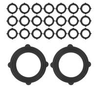 Ciieeo 100 pièces Rondelles Caoutchouc Étanchéité pour Tuyau Jardin Joint O-ring Noir Résistant Haute Pression pour Arrosage et Raccords Tuyauterie