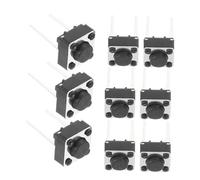 Ciieeo 100pièces Boutons-poussoirs Momentanés Plastique pour PCB Lot de Interrupteurs De Remplacement pour Platine Expérimentation