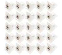 Ciieeo 106 Pièces Équerres de Renfort d'Angle en Plastique Blanc Vis Supports de Fond de Tiroir Robustes pour Réparation Commode et Meubles Kit Cales de Réparation Tiroir Solide