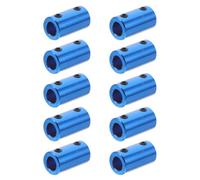 Ciieeo 10pcs Coupleur de Moteur Rigide en Alliage D'aluminium 8x8mm Bleu, Joint D'accouplement D'arbre pour Moteur Pas à Pas et Roue, pour Imprimantes 3d et Montages Diy, Installation