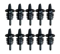 Ciieeo 10pièces Lot de Bouchons De Bouteille Plastique Et Becs Verseurs pour Bouteilles De Vin Et Liqueur