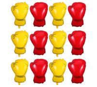 Ciieeo 12 Pièces Ballons de Boxe Gonflables Décorations Thème Sport pour Fête Anniversaire Fournitures pour Soirée Lutte et Centre de Table