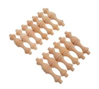 Ciieeo 12 Pièces Piliers Sculpté Style Romain Non Peint Décoratives pour Rambardes Descalier et Finitions Naturelles pour Bricolage Décor Classique Européen