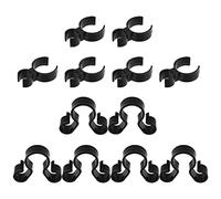 Ciieeo 12 Pièces Porte-Bouteille Boisson Bouteille d'eau Bougeoir Conique Ouvre-Bouteille Bougeoirs Bouteilles De Verres À Vin Grands Verres À Vin avec Tige Tasse Casier À Vin Clip Noir