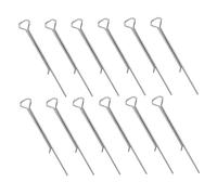 Ciieeo 12 Pièces Porte-mèche de Bougie Porte-ustensiles pour cuisinière Protecteur Multifonction centreur de mèche Aiguille à mèche pour la Fabrication de Bougies Acier Carbone Silver