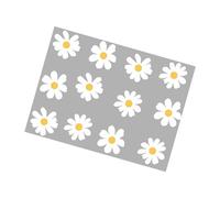 Ciieeo 12 pièces Stickers Muraux Fleur Daisy Auto Adhésifs Petits Décors Floraux pour Chambre Fille Salon Autocollants Décoratifs Muraux Faciles à Poser et Design Créatif