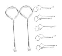 Ciieeo 12pièces Ouvre-couvercle Pour Seau Métal Outil Multifonction Portable Pour Ouvrir Barils Pots De Peinture Et Bouteilles Léger Et Facile à Transporter