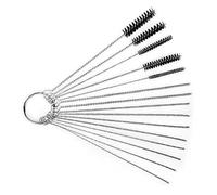 Ciieeo 15 Pièces Kit de Nettoyage pour Carburateurs Aiguilles Inoxydable et Brosses pour Voitures Accessoires de Nettoyage Efficaces pour Orifices et Passages Récalcitrants