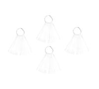 Ciieeo 150 Échantillons Éventail pour Nail Art, Planches D'entraînement Transparentes 50 Pcs Anneau, Accessoires Manucure pour Présentation Vernis Ongles, Décoration Professionnelle
