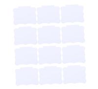 Ciieeo 16pièces Porte-étiquettes De Prix Réutilisables pour Organisation De Panier Clips à Écrire Et Effacer Support Affichage pour Cuisine Et Rangement
