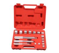 Ciieeo 17 pièces Coffret Extracteur Roulement Alliage pour Démontage et Installation de Roulements Auto Adapté Traction et Utilitaires Protection du Moyeu et