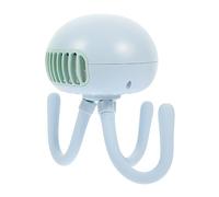 Ciieeo 1Ensemble Ventilateur Portable Rechargeable Pour Poussette Ventilateur à Main Trépied Flexible Utilisation à Bureau Voyage Camping