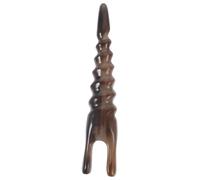 Ciieeo 1pièce Bâton de Massage Point Acupuncture Corne Naturelle Outil Guasha Multifonction Ergonomique Accessoire Portable pour Massage et Grattage Corporel