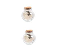 Ciieeo 2 Ensembles Bouteille à Messages avec Capsules Idée Unique pour Amoureux Capsules à Souhaits DIY Lettre Amour Accessoire de Décoration pour Bureau et Événements Spéciaux