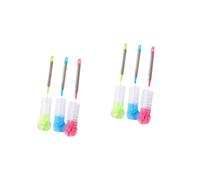 Ciieeo 2 ensembles Brosse À Bouteille Nettoyeur De Bouteille Tasse Lave-Bouteille Bouteille En Nylon Pour Bouteille 3 pièces * 2 Couleur Aléatoire