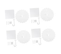 Ciieeo 2 Ensembles Crochets de Plafond Adhésifs pour Moustiquaire Lot de Crochets pour Tente de Lit pour Suspension Au Plafond Design Pratique et