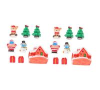 Ciieeo 2 Ensembles Décoration De Noël Boules d'automne Boules Claires Bricolage De Noel Christmas Tree Ornements De Figurines De Noël Artisanat De Noël Miniature Résine 8 Pièces * 2