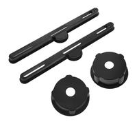 Ciieeo 2 Ensembles Foldable Desk Cup Holders with Card Slots Minimalist Laptop Table Inserts for Bed Office and Travel Easy Assembly Drink Holders for Folding Desks