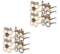 Ciieeo 2 Ensembles Lunettes Papier De Graduation Pour Décoration Et Accessoires Photo Amusants Lors Des De Remise De Diplômes Événements Scolaires Et Costumées 8 Pièces * 2