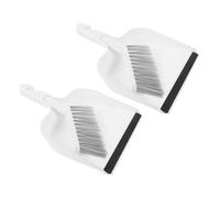 Ciieeo 2 Ensembles Mini Dustpan And Brush Set Compact Desktop Broom And Dustpan For Office Home School Plastic Cleaning Tools For Desk Table