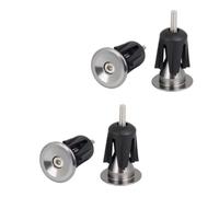 Ciieeo 2 Paires Bouchon de Guidon de Vélo en Alliage D'aluminium, Léger | Remplacement pour Embouts, Capuchon de Verrouillage, Plastique Associé, Pièces Vtt, Guidon Vélo