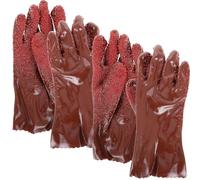 Ciieeo 2 Paires Moufles de Sécurité en Pvc Imperméables Antidérapants Forme Serpent pour Plomberie, Solide et Réutilisables, Adaptés au Nettoyage Drainage