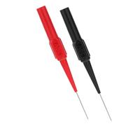 Ciieeo 2 pièces Aiguilles de Test Multimètre Acier Inoxydable Pointe Micro pour Fil de Test Électrique Automobile Sondes Percantes Non Destructives pour Réparation et Diagnostic Voiture