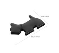 Ciieeo 2 Pièces Autocollants Chien Résistants Aux Intempéries Décorations Adhésives pour Voiture Camion Fenêtre et Extérieur Masque Rayures Accessoires Stylés pour Amoureux des Animaux