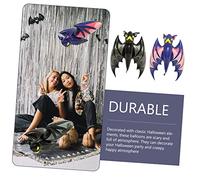 Ciieeo 2 Pièces Ballons Aluminium Chauve Souris Gonflables pour Décoration Halloween Jouets Gonflables Forme de Chauve Souris Noir et Bleu Foncé Accessoires Festifs pour Fête et