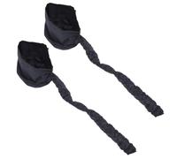 Ciieeo 2 Pièces Bonnet Thermique Cheveux Portable Noir en 190t Résistant à L'usure Recyclage de Chaleur pour Soin Profond Cheveux à Domicile ou Salon