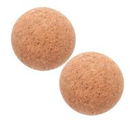Ciieeo 2 pièces Bouchon Boule pour Bouteille et Carafe Joint Étanche pour Conservation Vin Usage Décoratif et DIY Lot de Stoppeurs Liège Naturel