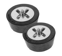Ciieeo 2 Pièces Bouchon D'expansion De Piscine Bouchon Skimmer pour Piscine Hors Sol Remplacement Monté Prise Hivernage Bouchon d'hiver PVC Black