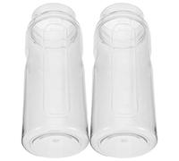 Ciieeo 2 Pièces Bouteille en Plastique pour Appareil Facial à Gaz Actif, Compatible Usage Professionnel et Domestique, Facile à Nettoyer et Remplacement Rapide