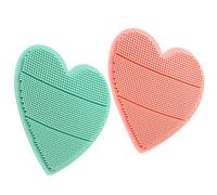 Ciieeo 2 Pièces Brosse de Massage pour Bébé Verte en Silicone, Brosse à Cheveux Tête Fonction Nettoyage Doux, Adaptée Cuir Chevelu à Domicile et Lors de Voyages