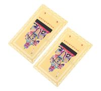 Ciieeo 2 Pièces Cartes Tai Sui Année Cheval Protection et Richesse Feng Shui Compactes pour Cadeau de Bénédiction
