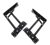 Ciieeo 2 pièces Charnière de Levage pour Table Basse Support Pneumatique Pliable Cadre Métallique Stable Ajustable Hauteur Accessoire Multifonction pour Mobilier Salon Moderne