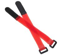 Ciieeo 2 Pièces Colliers Réglables pour Anti-Chant Ceintures en Rouge Nylon Coqs Flexibles Accessoires Uniques et Remplacement Pratique Silencieux pour Poulets