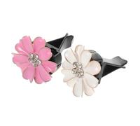 Ciieeo 2 pièces Diffuseur de Parfum de Voiture Clips Ventilation Camélia pour Femmes Accessoires de Décoratifs Diffuseur Aromatique pour Expérience de Conduite