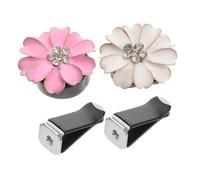 Ciieeo 2 pièces Diffuseur de Parfum Voiture Camélia Clips Aération pour Véhicules Accessoires de Voiture Éliminateur Odeurs Aromatiseur Compact pour Expérience de Conduite